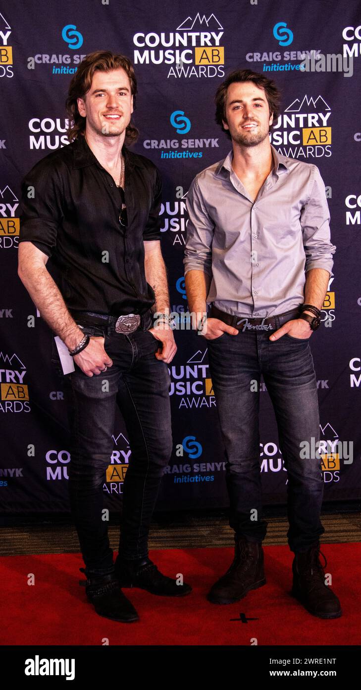Edmonton, Canada. 10th Mar, 2024. Flaysher on the Red Carpet at the