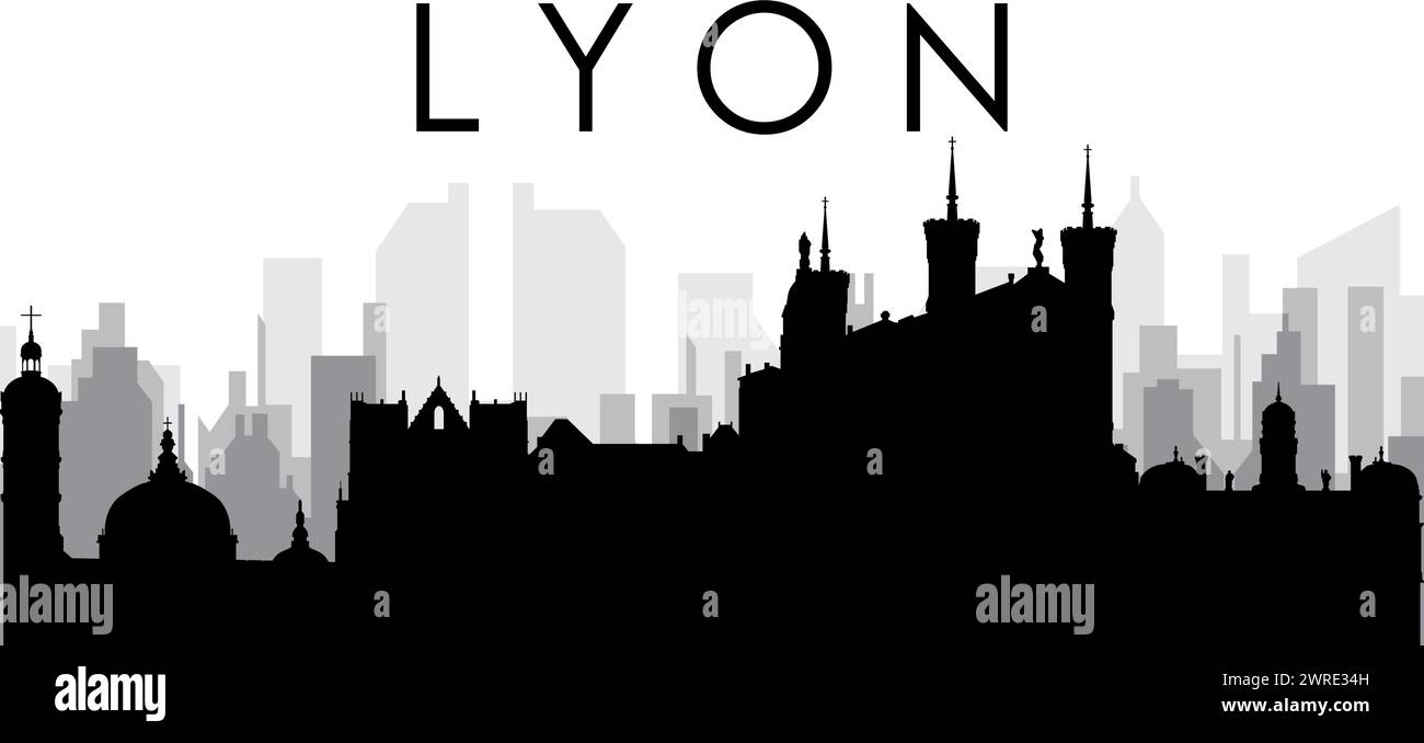 Lyon architecture Stock Vector Images - Alamy