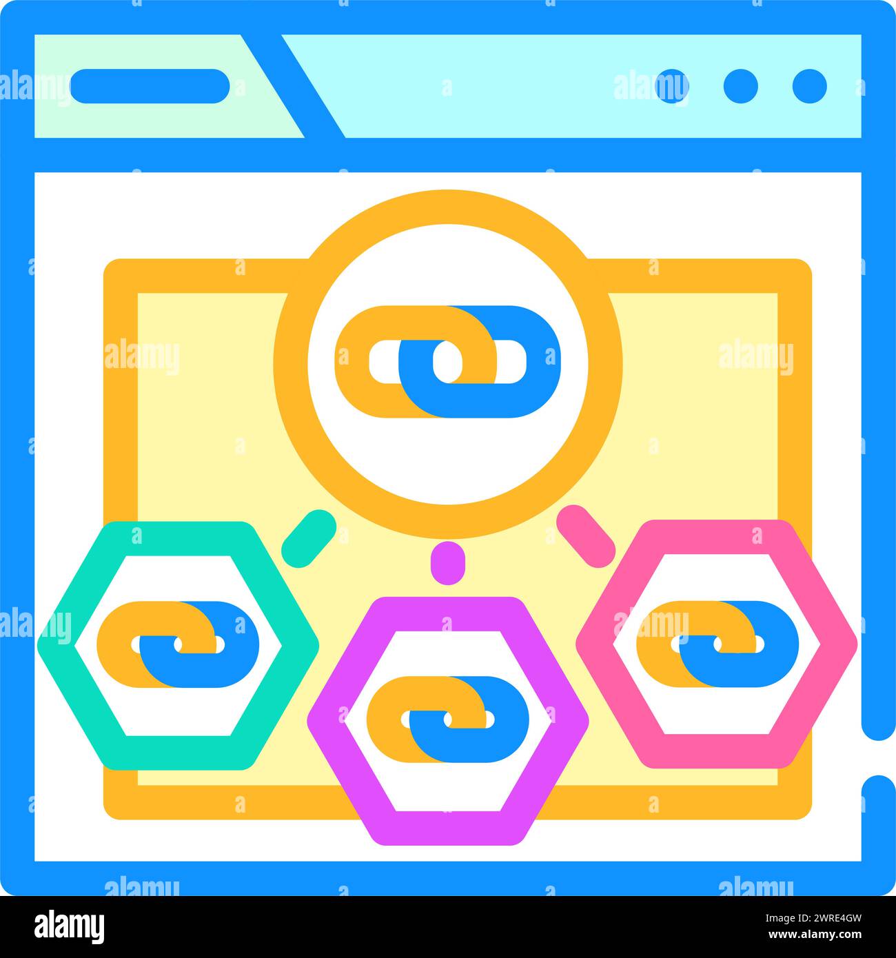 Internal linking Stock Vector Images - Alamy