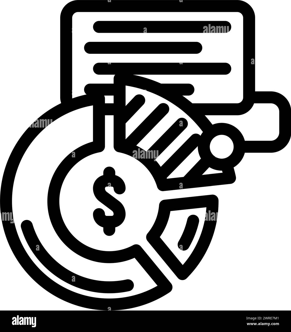 Investment in health icons Black and White Stock Photos & Images - Alamy