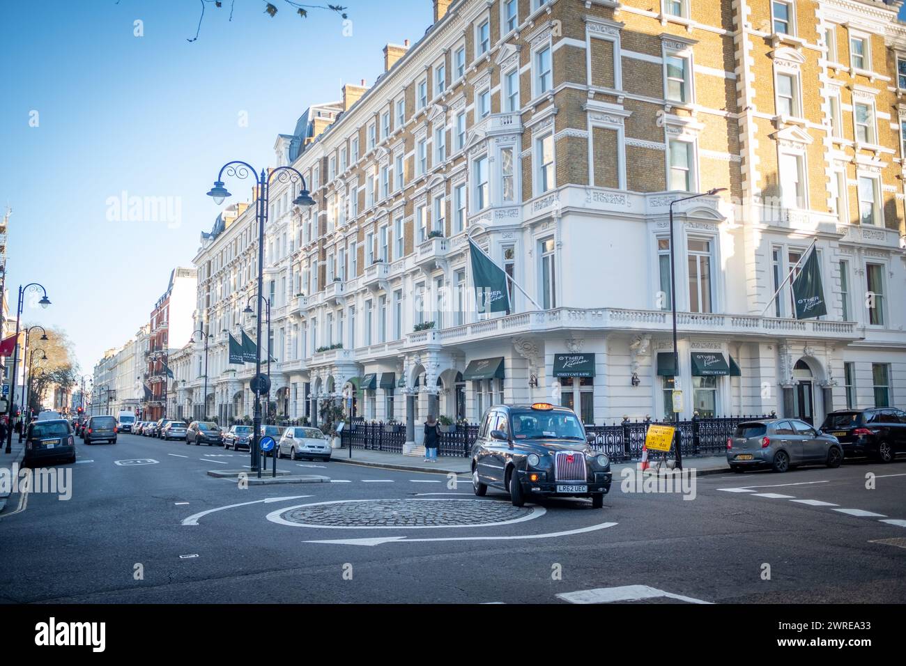 LONDON- JANUARY 15, 2024: The Other House 5 Star hotel in South Kensington off Gloucester Road Stock Photo