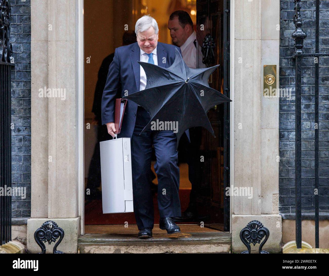 London, UK. 12th Mar, 2024. Lord True, Lord Privy Seal, Leader of the House of Lords, at Downing Street for the Cabinet meeting. Credit: Mark Thomas/Alamy Live News Stock Photo