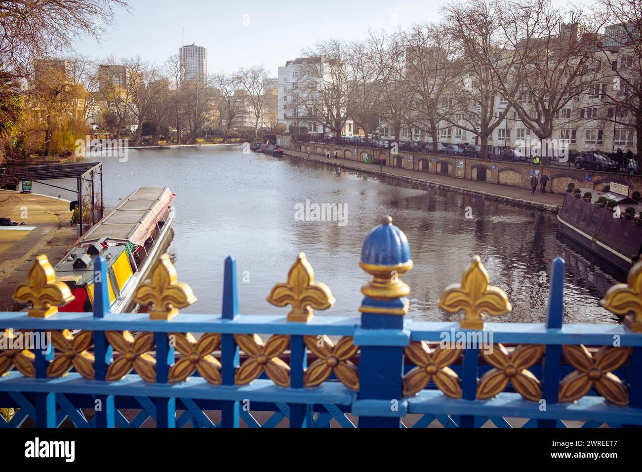 LONDON JANUARY 24, 2024 Westbourne Terrace Road Bridge in W2