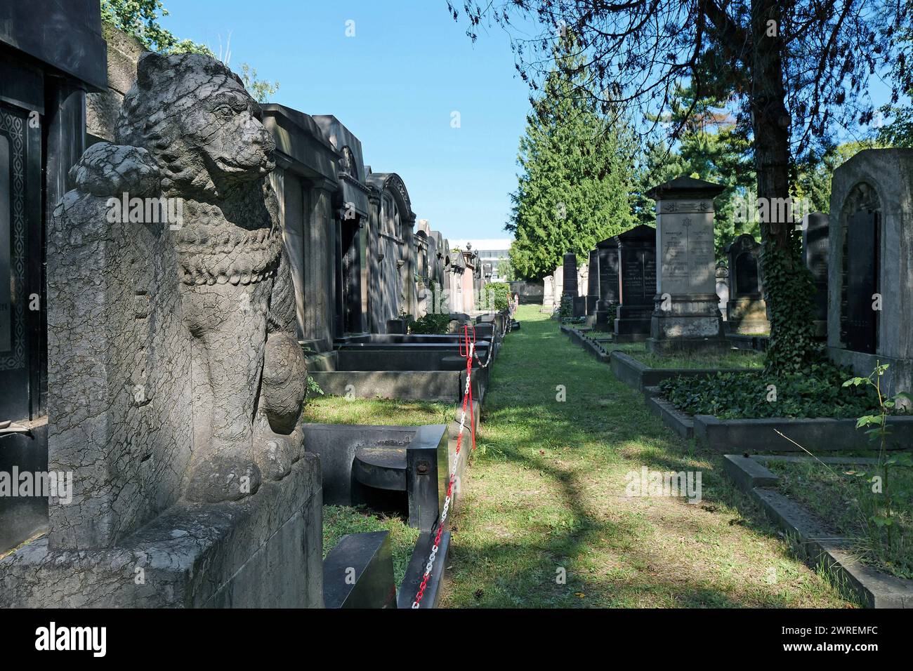 Dresden, Neuer Jüdischer Friedhof In DresdenJohannstadt, an der