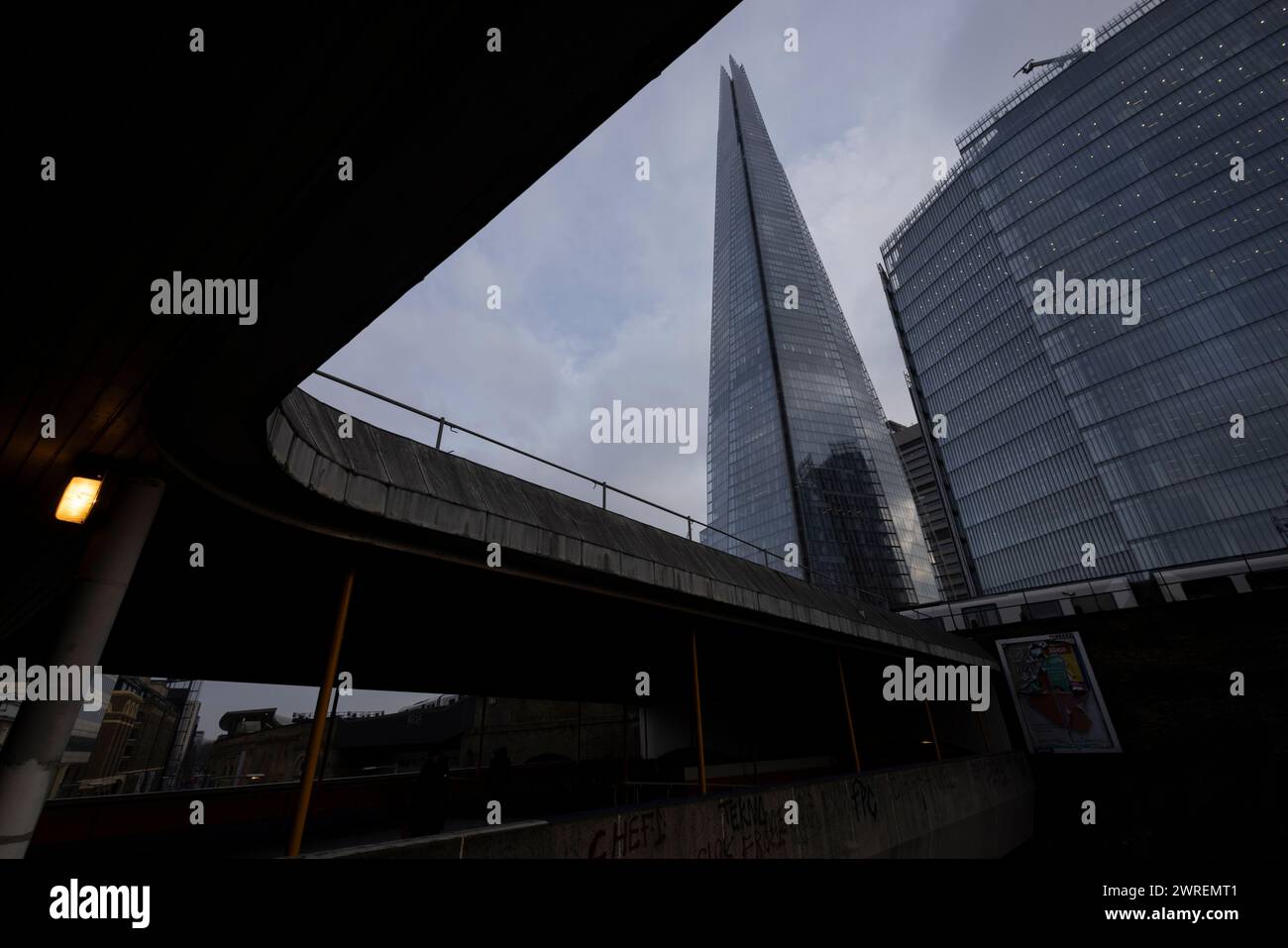 The area around London Bridge station, in the heart of City of London, England, United Kingdom Stock Photo