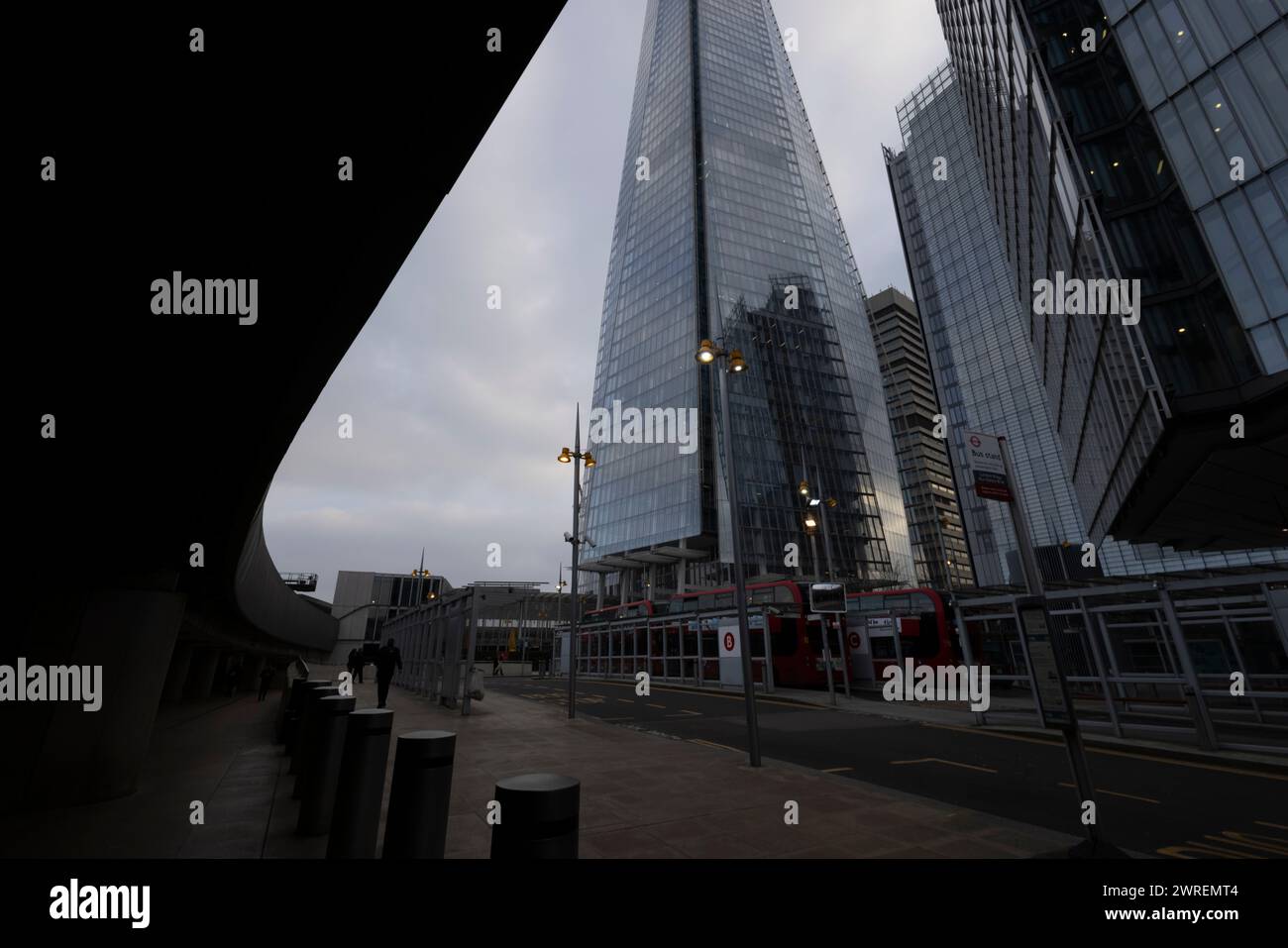 The area around London Bridge station, in the heart of City of London, England, United Kingdom Stock Photo