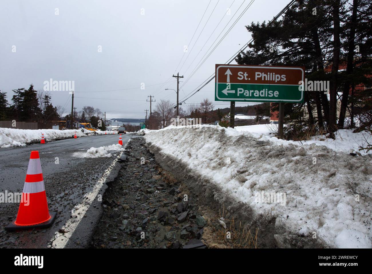 Some roads in the community of Portugal CoveSt. Philips, N.L. were closed during the morning