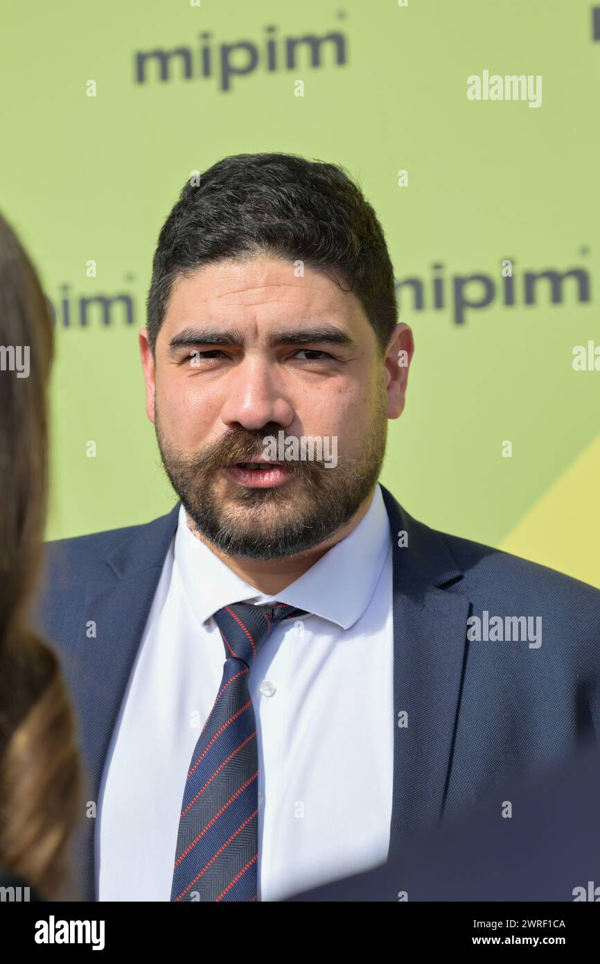 Cannes, France. 12th Mar, 2024. Guillaume Kasbarian, minister for