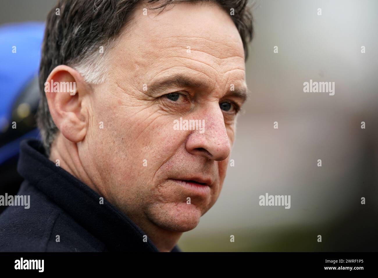 Horse trainer Henry De Bromhead on day one of the 2024 Cheltenham