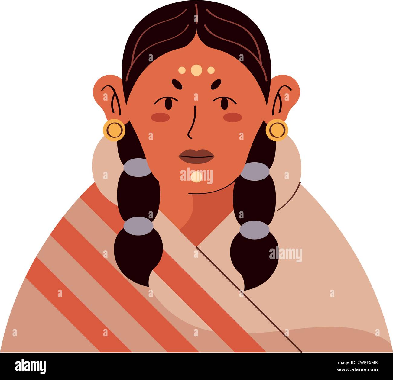 native american girl Stock Vector Image & Art - Alamy