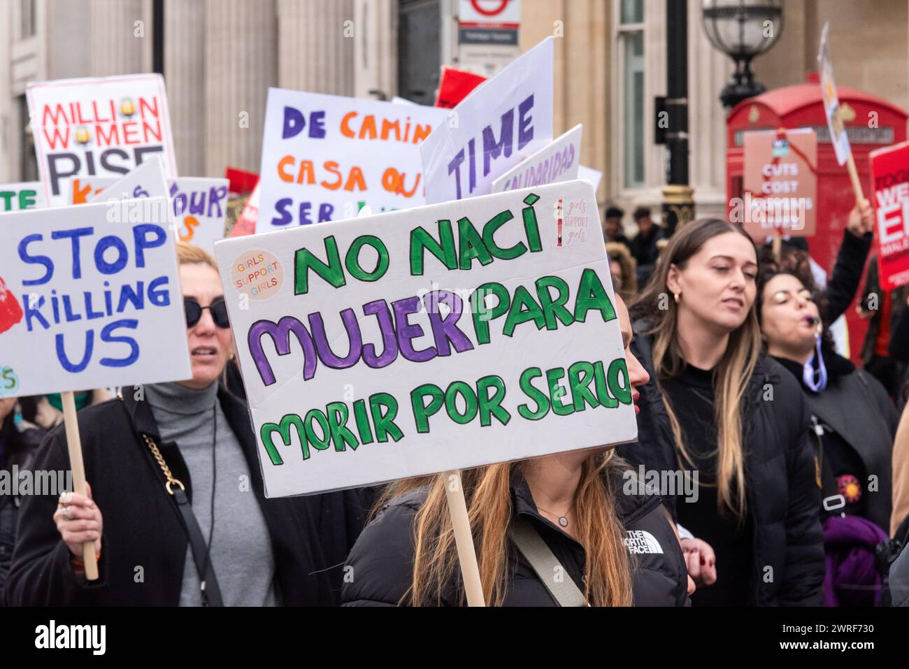 Million Women Rise march, as part of International Women's Day 2024