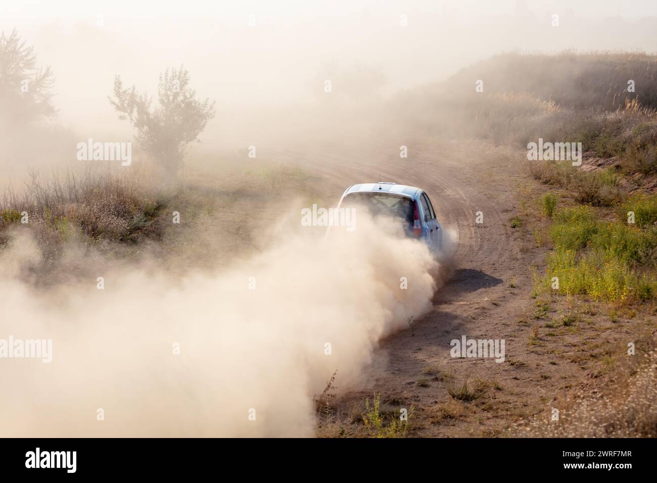 Dust Rally Road Drift rally hi-res stock photography and images - Alamy