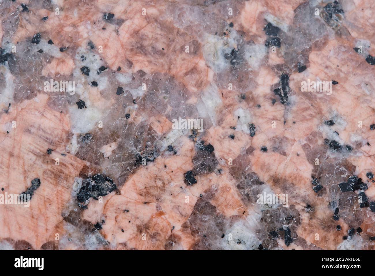 Brown granite chips stone background closeup Stock Photo