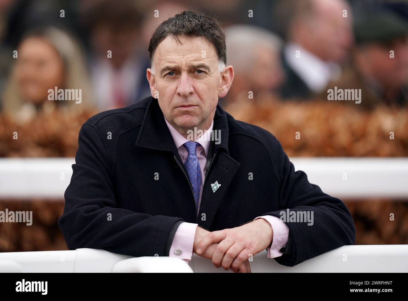 Horse trainer Henry De Bromhead on day one of the 2024 Cheltenham