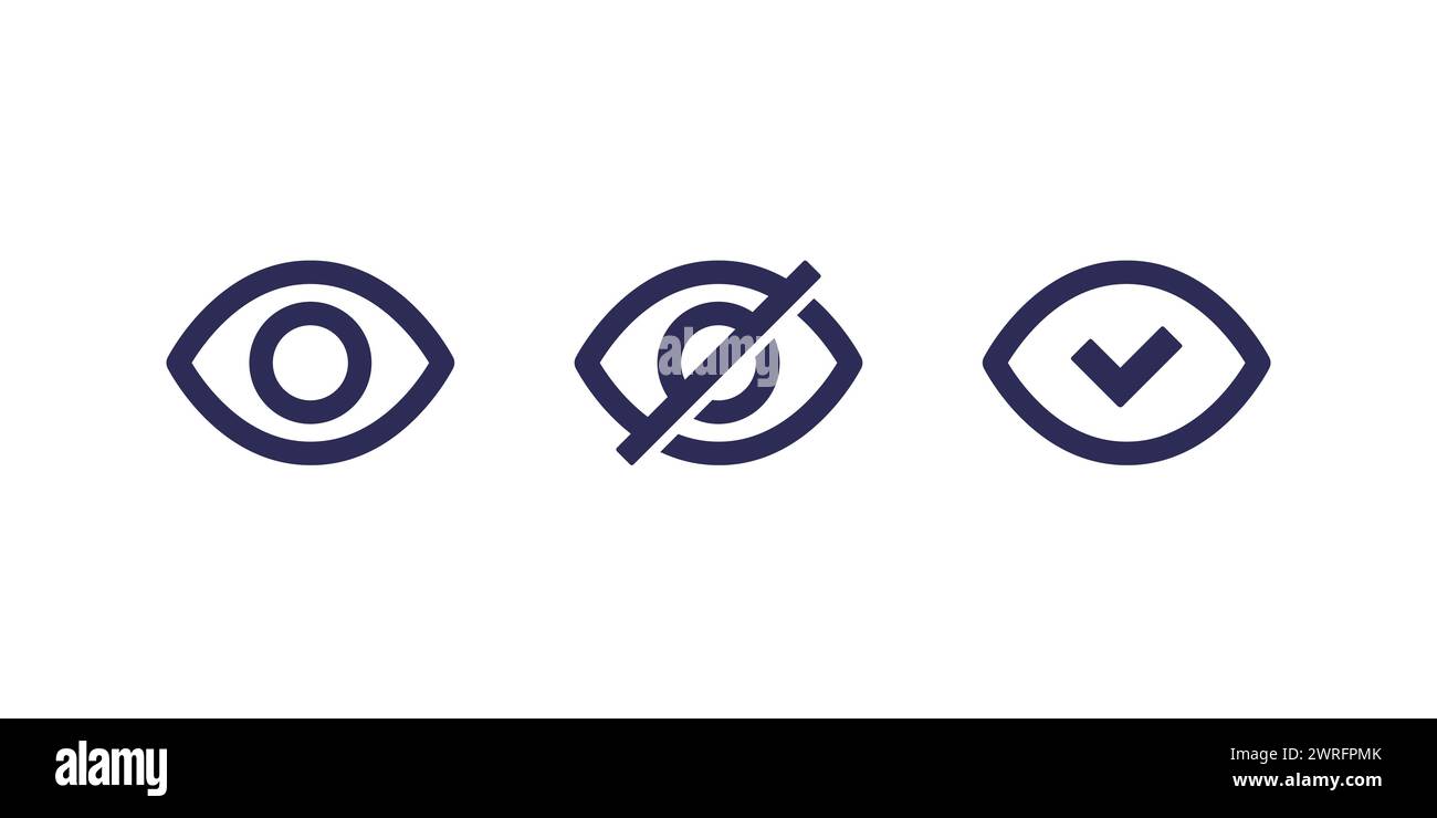 Visible icon hi-res stock photography and images - Alamy