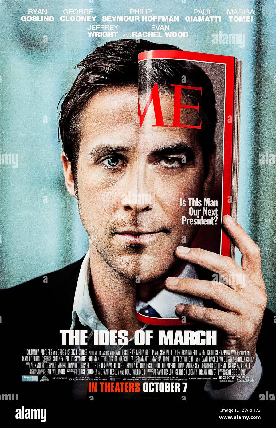 The Ides of March (2011) directed by George Clooney and starring Ryan