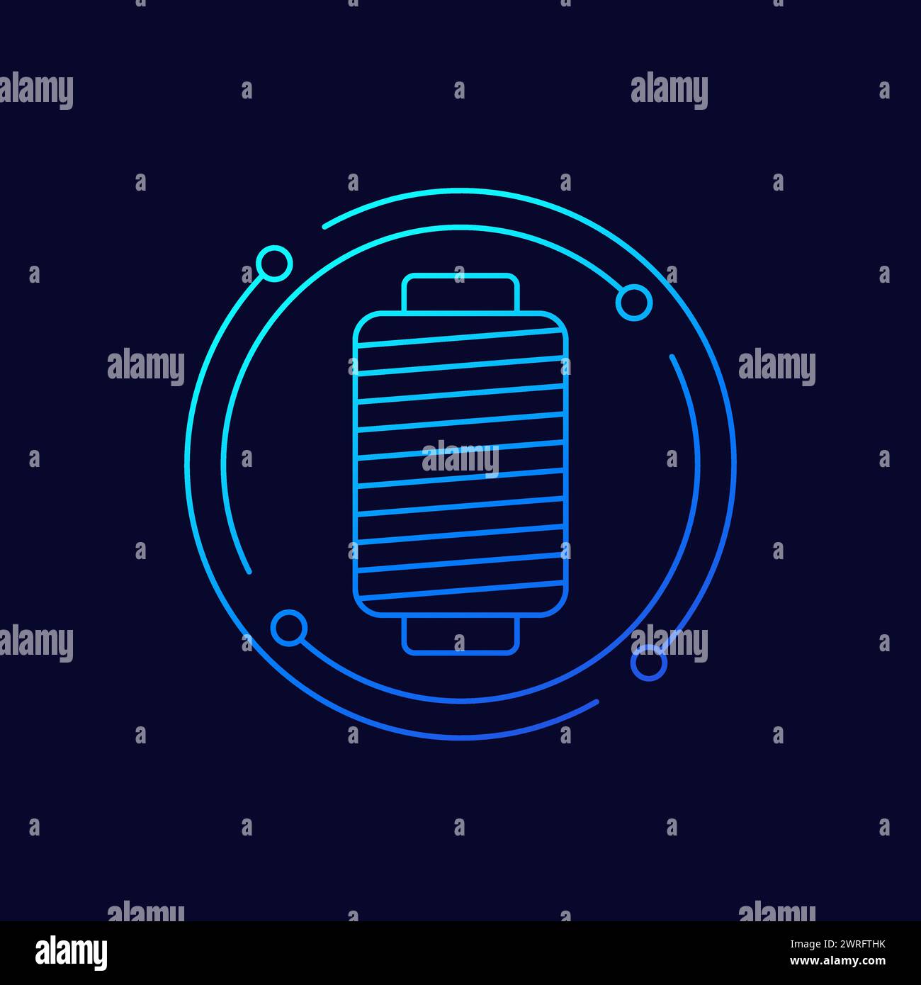 Cone of thread Stock Vector Images - Alamy