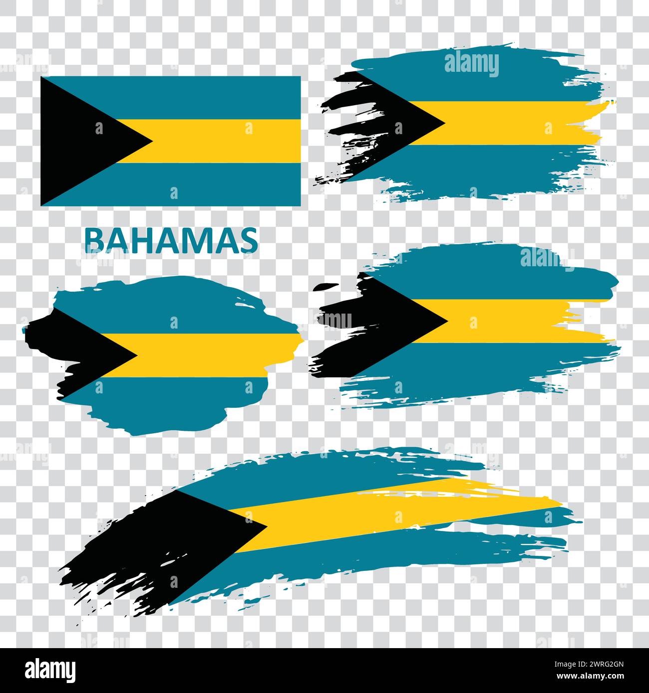 Set of vector flags of the Bahamas Stock Vector Image & Art - Alamy