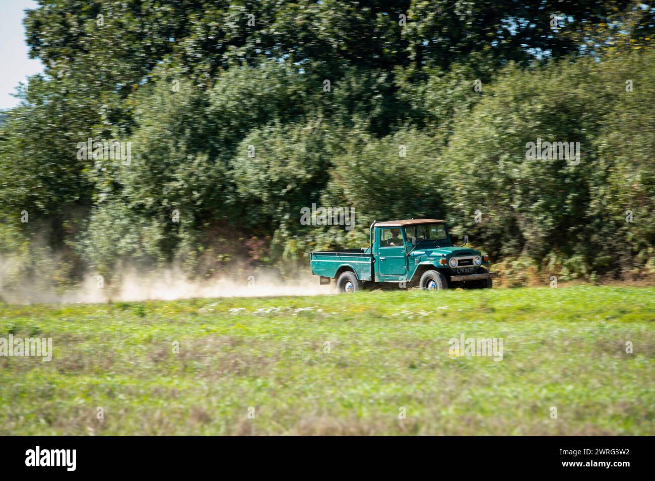20/09/19  One-of-two FJ Land Cruisers imported new by Toyota GB in 1975, for sale in Sussex for £73,000 + VAT.  All Rights Reserved: F Stop Press Ltd. Stock Photo