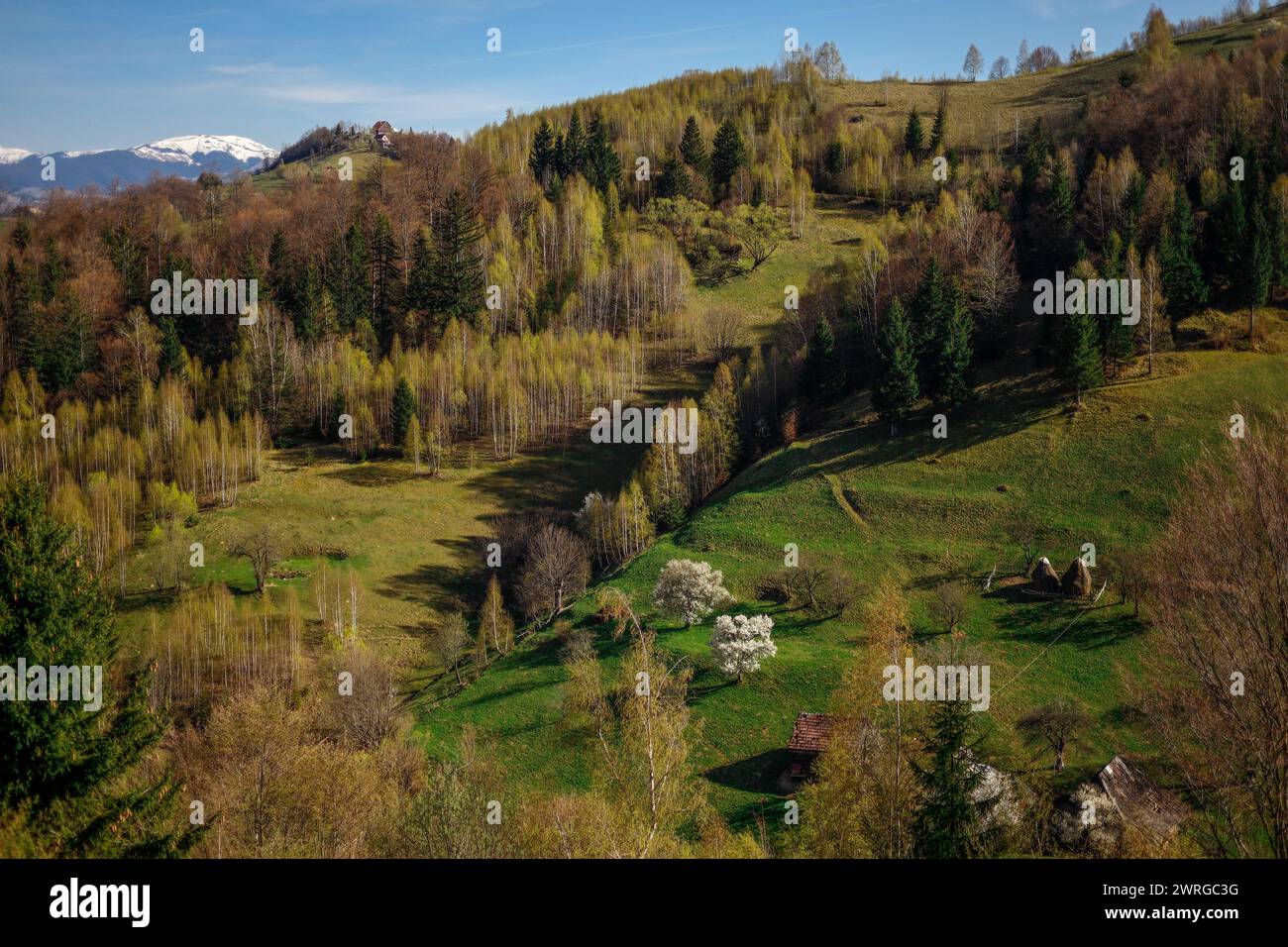 Romania Rual Rural landscape in Romania Stock Photo - Alamy