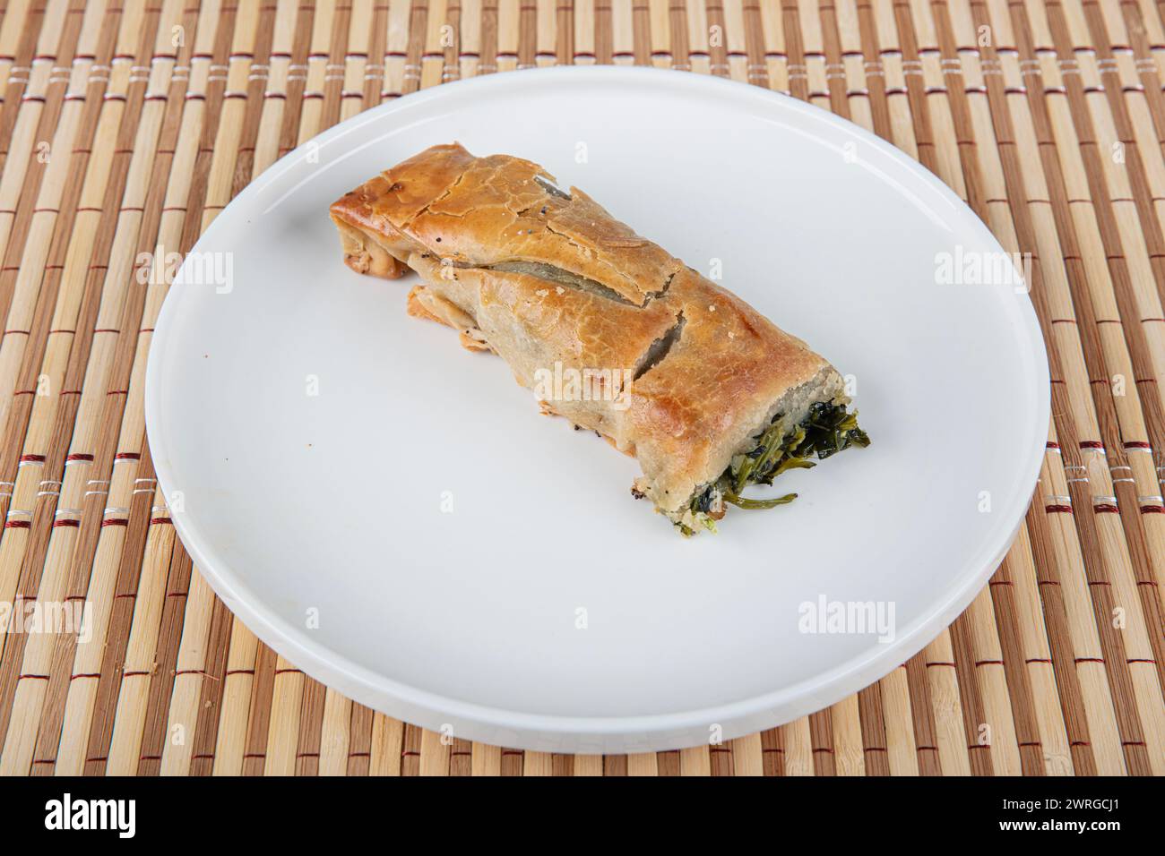 Fillo Form Delicious cake made of phyllo dough, decorated with sesame seeds ...