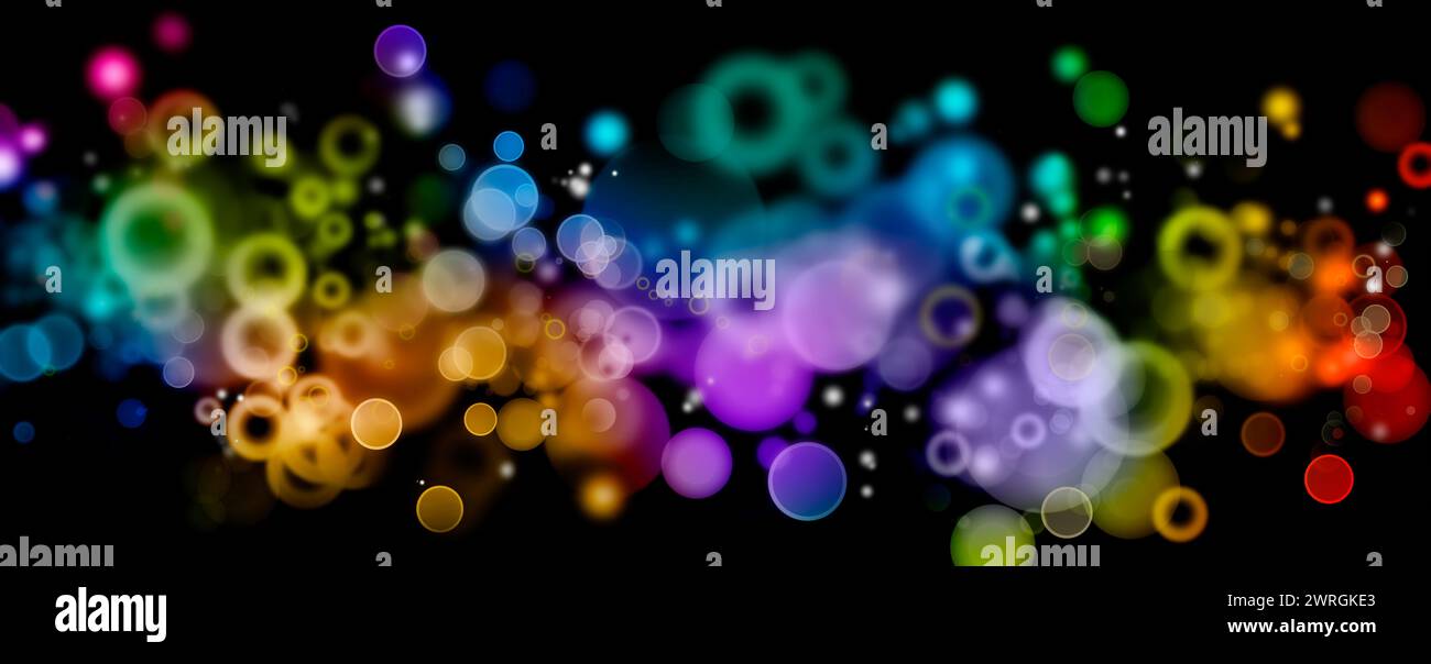Abstract colorful light blurs background Stock Photo