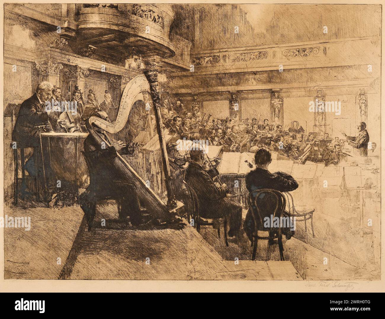 Wiener Philharmoniker, 1926. Private Collection Stock Photo Alamy
