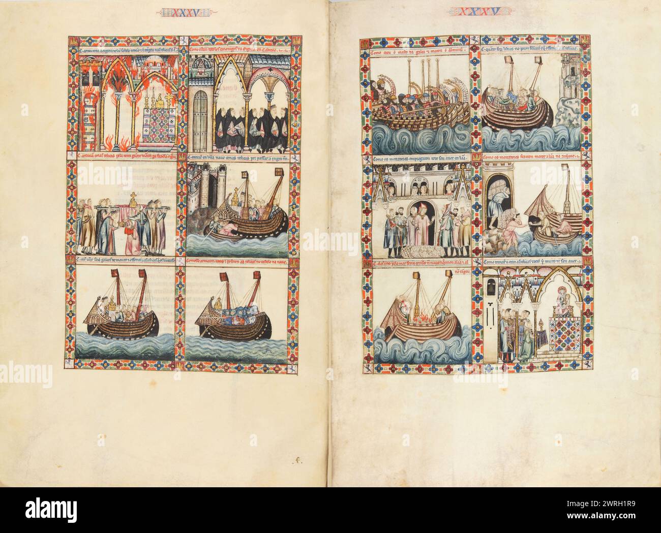 Cantigas de santa hi-res stock photography and images - Alamy