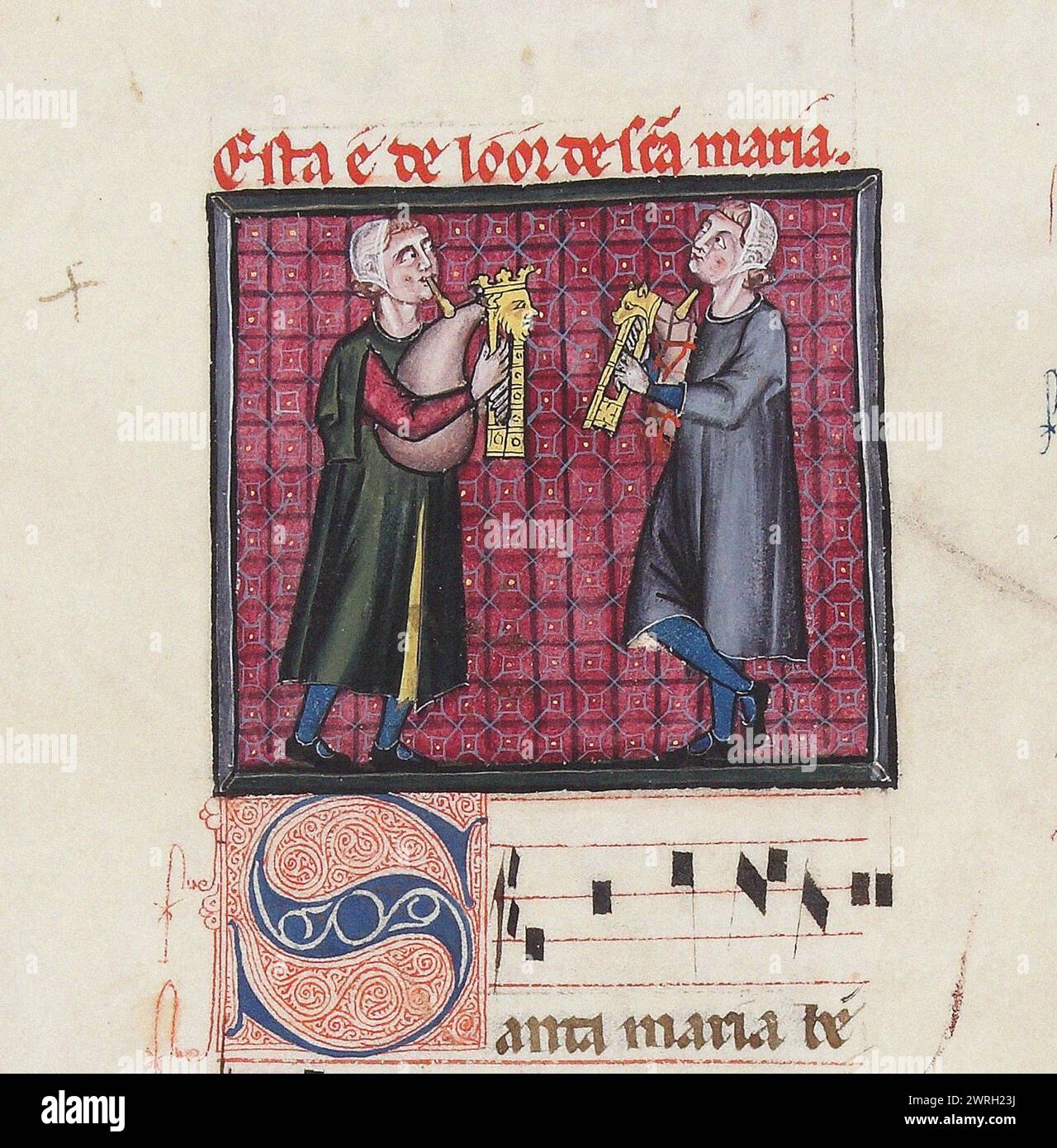 Illustration From The Codex Of The Cantigas De Santa Maria C 1280 