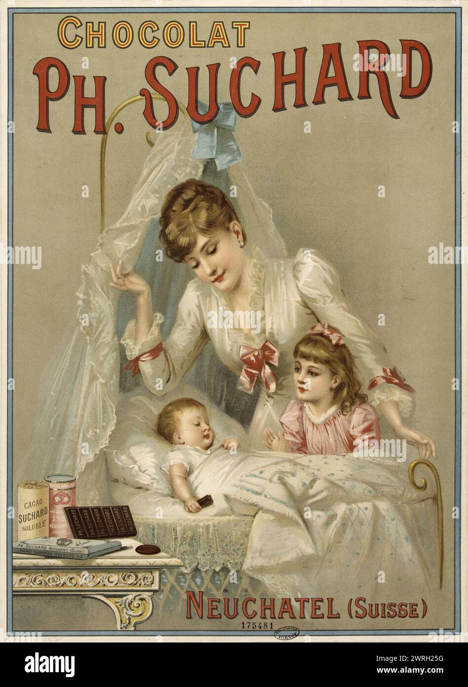 Chocolat Suchard, 1892. Private Collection Stock Photo - Alamy