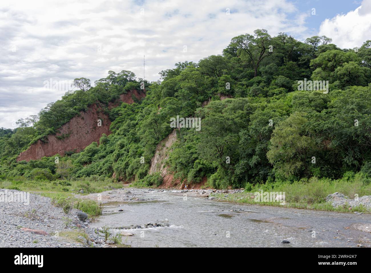 De las Conchas River in Metan province of Salta Argentina. Stock Photo