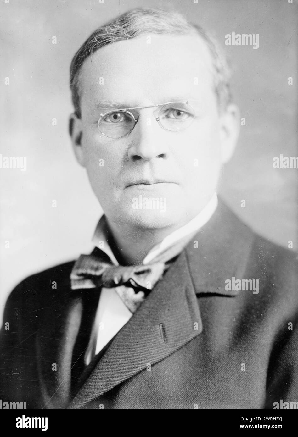 D.A. Thomas, 1915. Shows Welsh industrialist and politician David Alfred Thomas, 1st Viscount Rhondda (1856-1918), who served as British munitions commissioner. Stock Photo