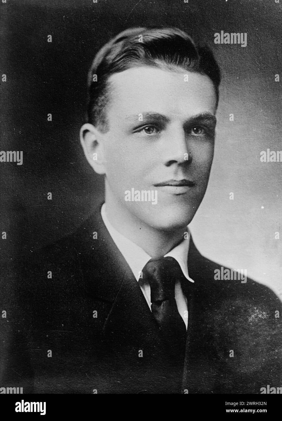 Lt. Roland Jackson, between c1915 and c1920. Stock Photo