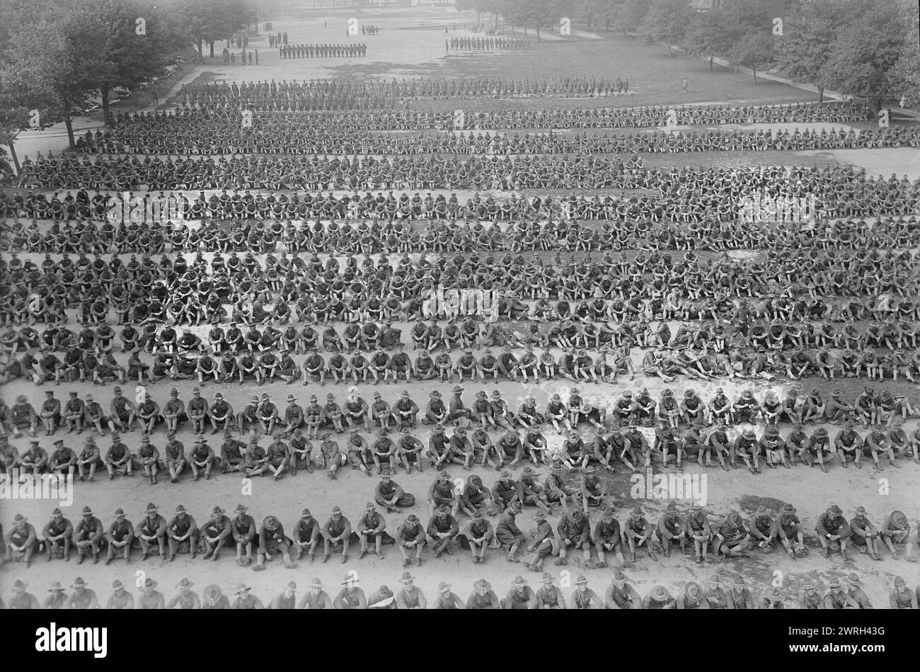 American military recruitment during world war one Black and White ...