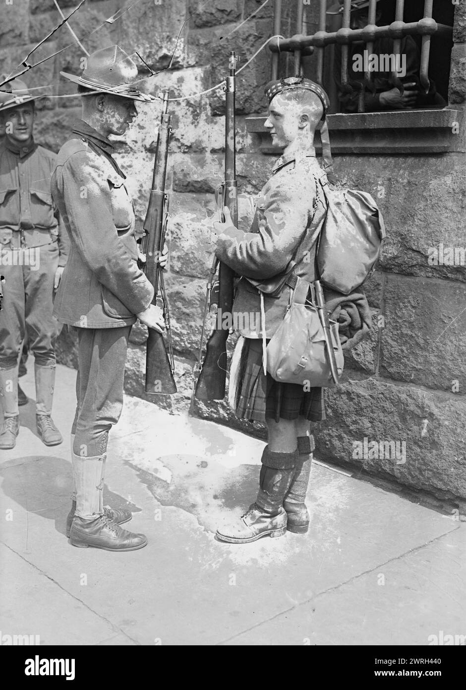 Highlander Rifles Regiment 33rd rifle regiment Black and White Stock Photos & Images - Alamy