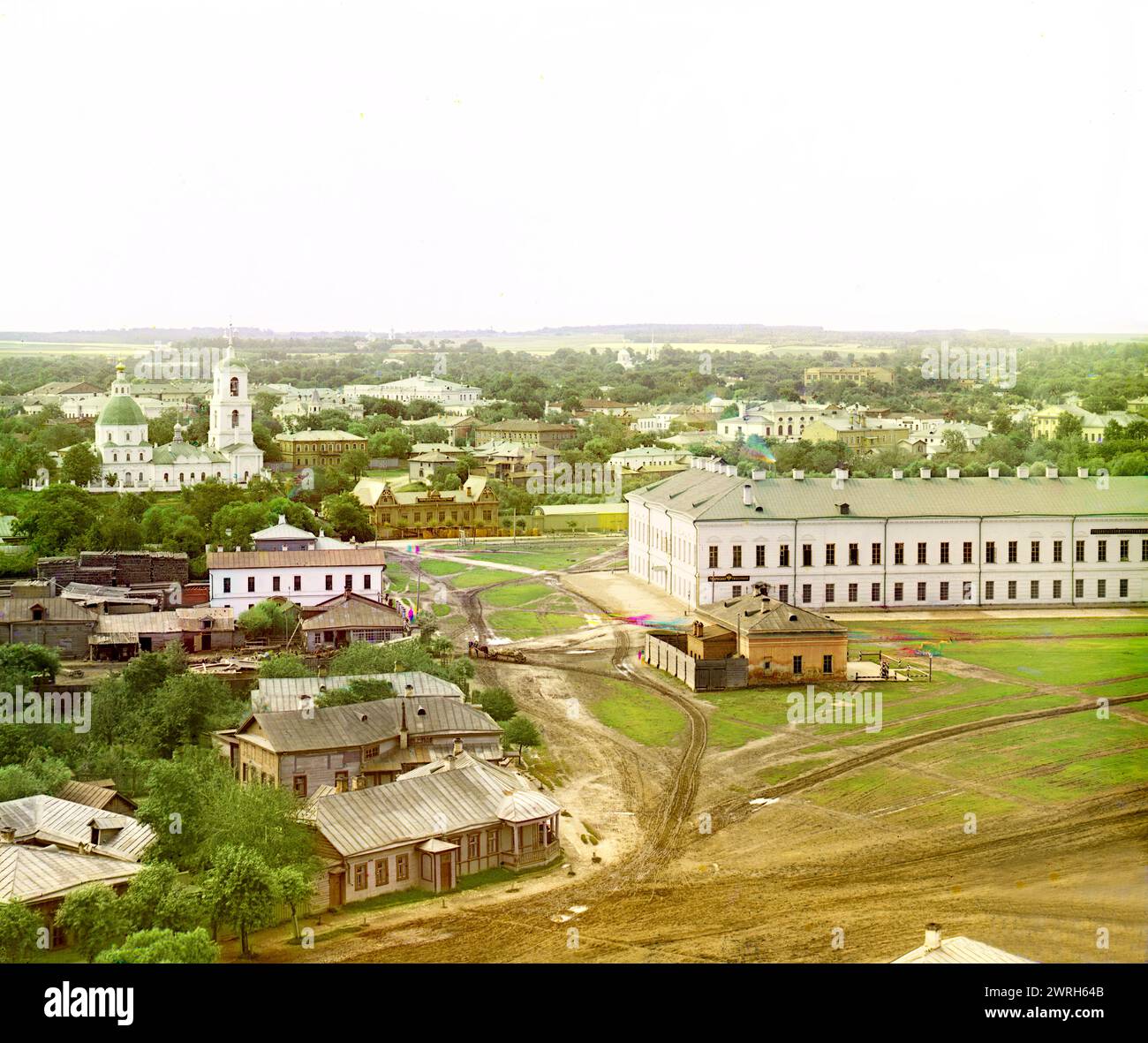 Ryazan: General view from the north, 1912. Stock Photo