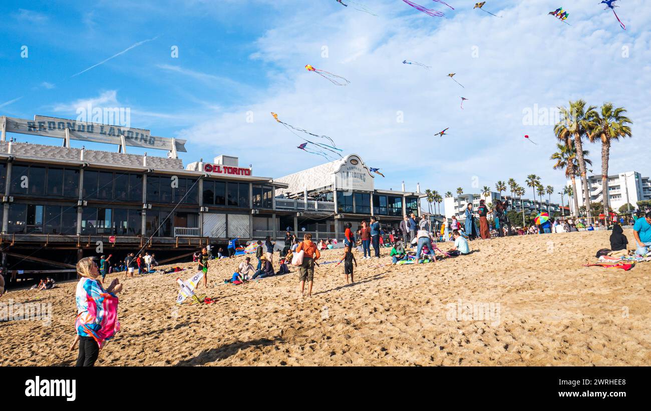 Festival of the Kite at Redondo Beach, California. At one of southern