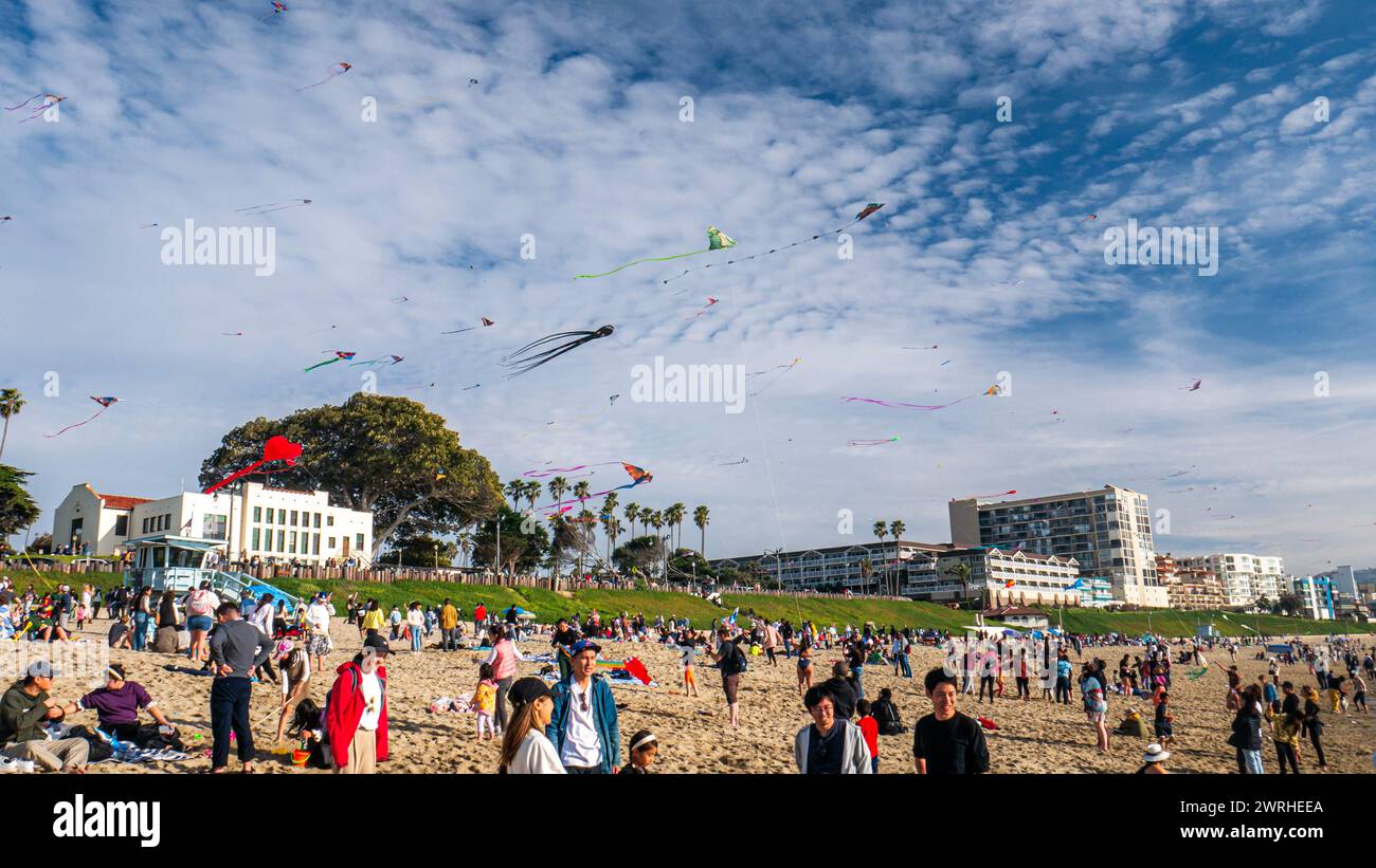 Festival of the Kite at Redondo Beach, California. At one of southern