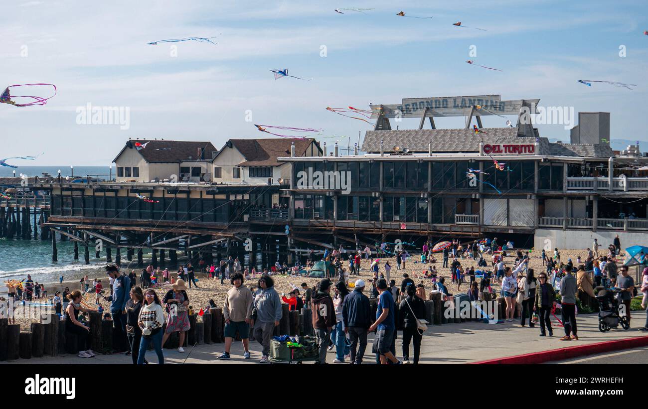 Festival of the Kite at Redondo Beach, California. At one of southern