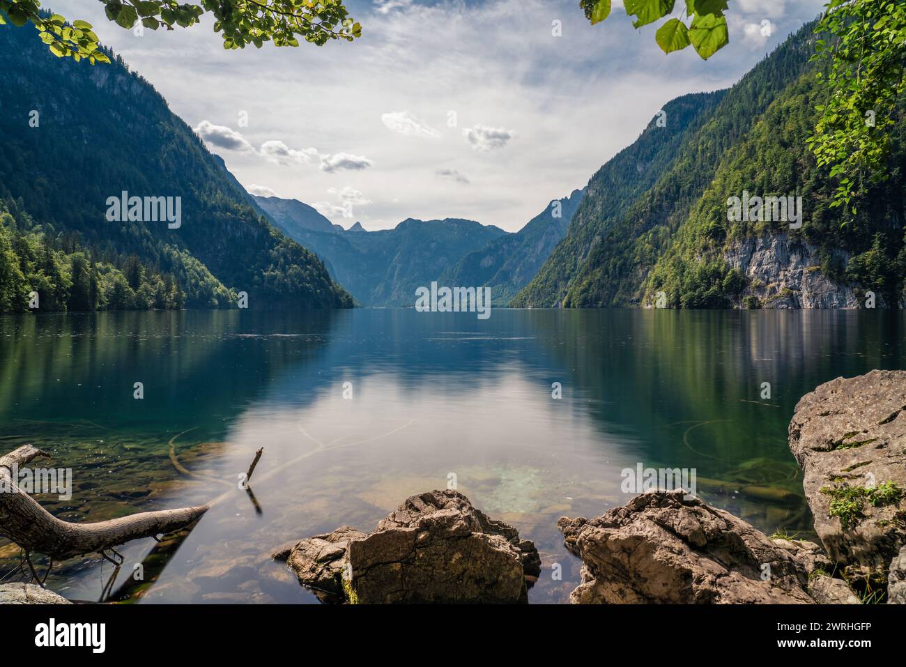 Lake konigssee in berchtesgaden national park hi-res stock photography ...