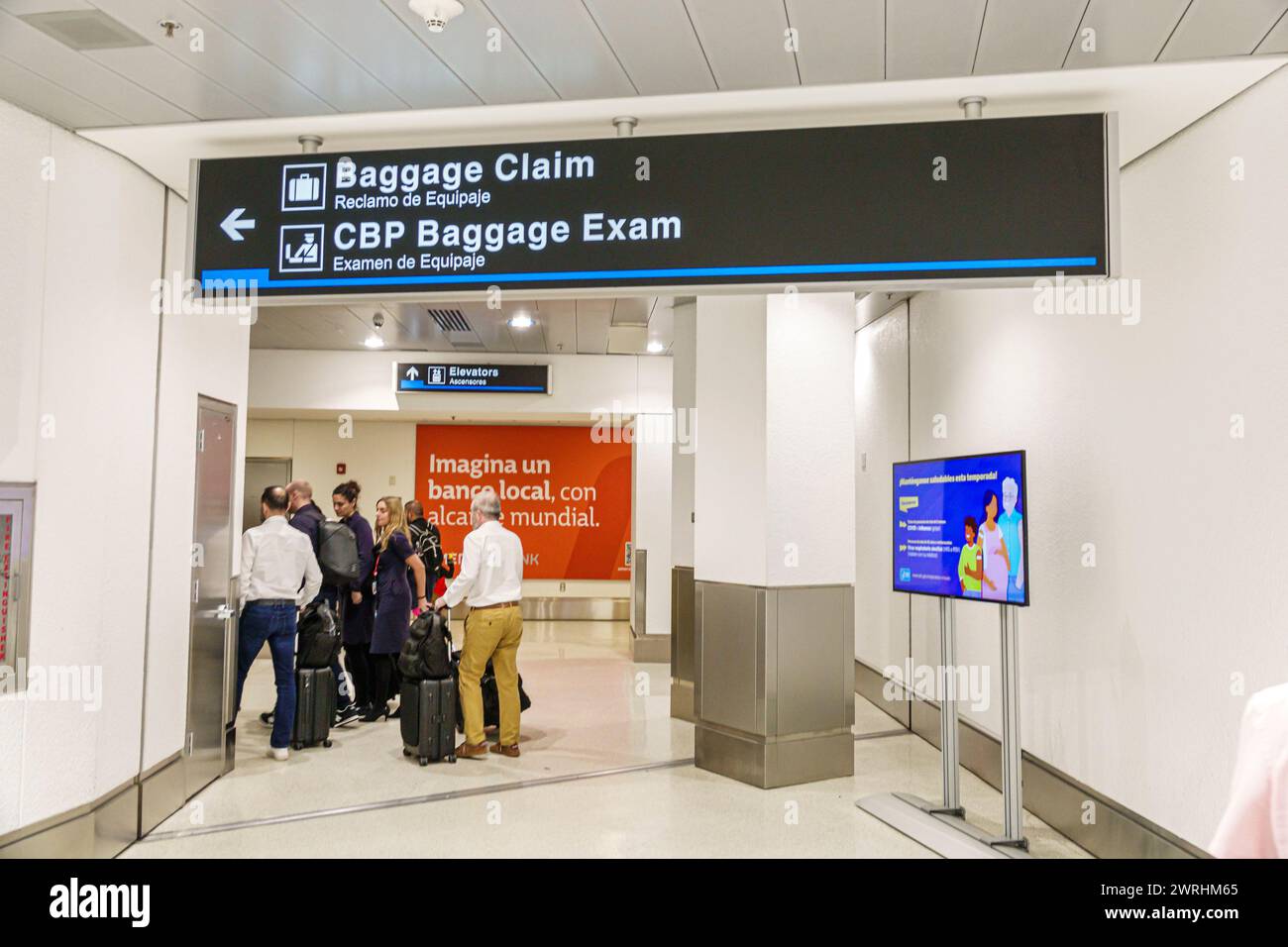 Miami Florida,Miami International Airport MIA,inside interior terminal ...