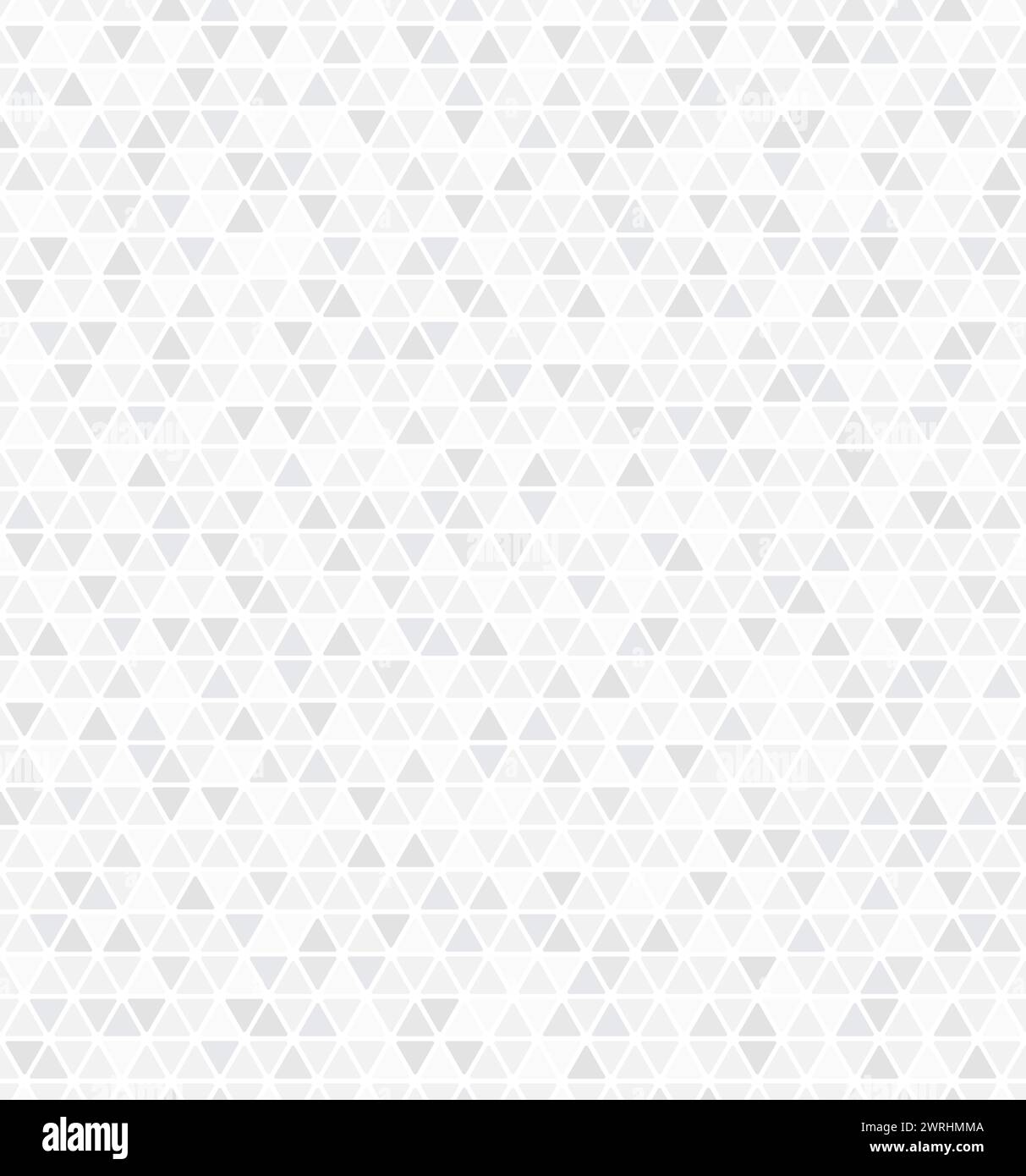 Abstract geometric pattern with triangles. A seamless vector background. White and grey ornament. Graphic modern pattern Stock Vector
