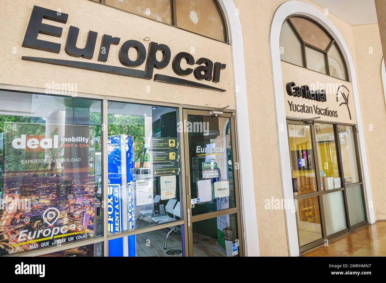 Merida Mexico,Paseo Montejo Avenida rental car