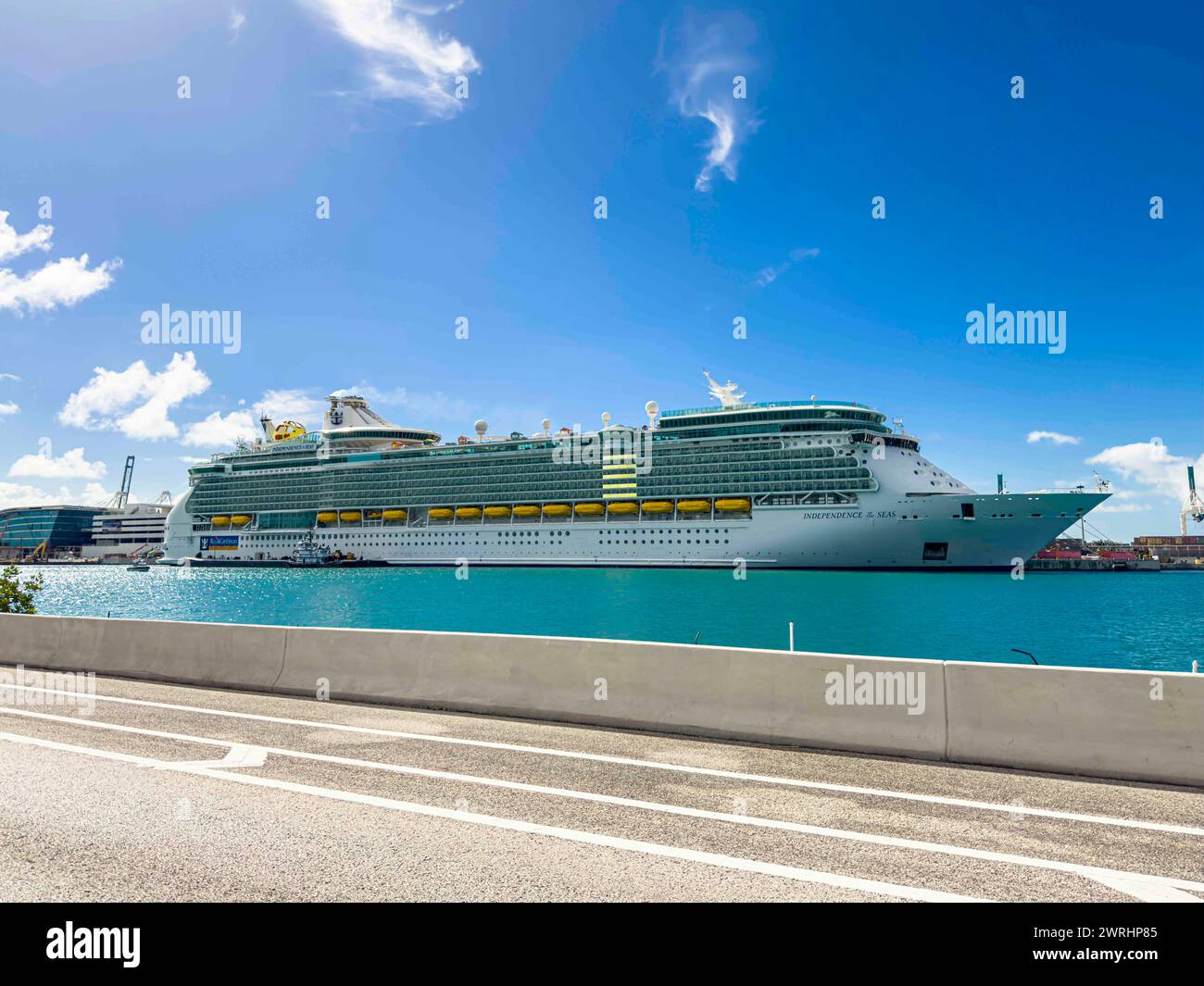 The Independence of the Seas Freedom class cruise ship owned by the ...