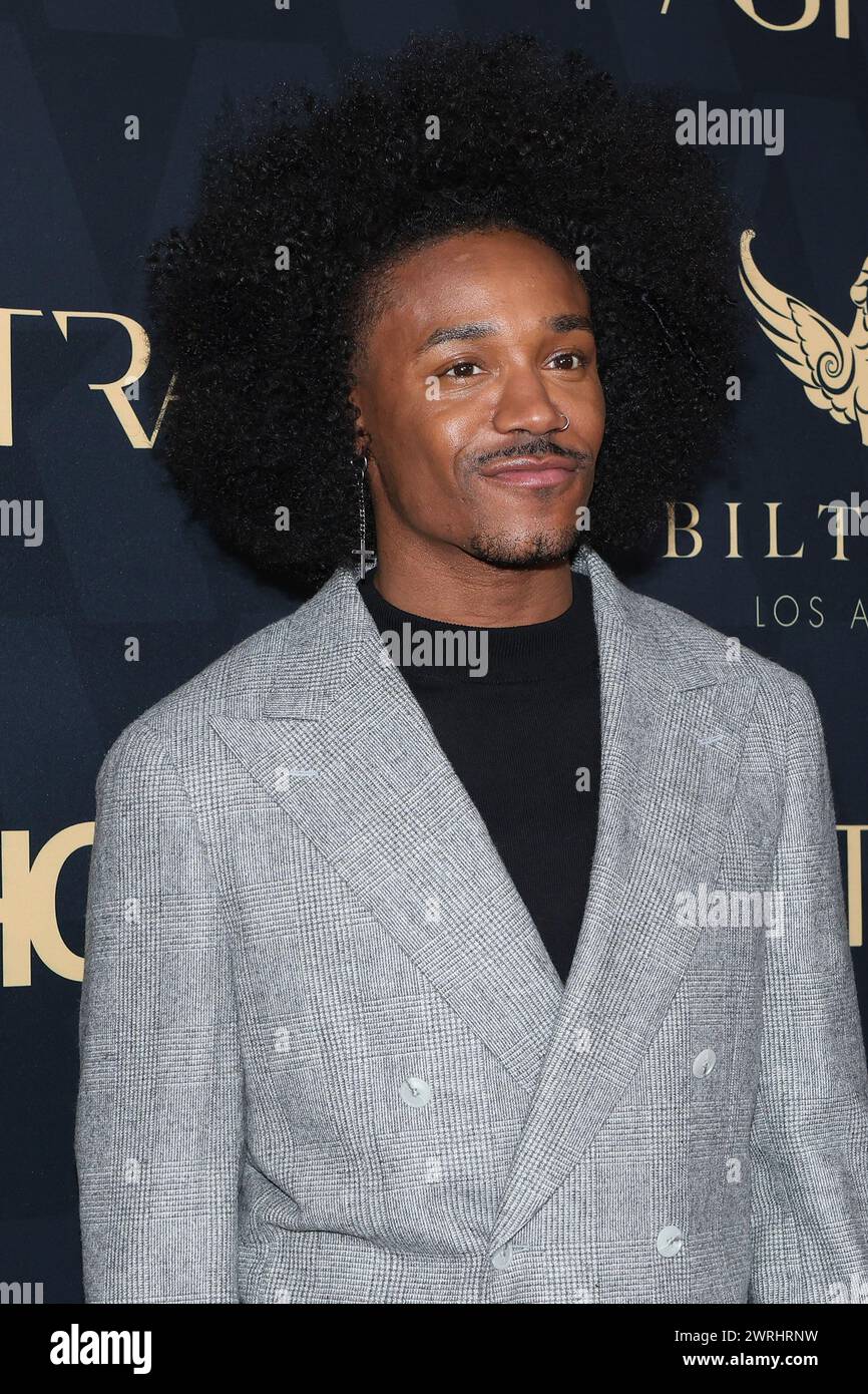 LOS ANGELES - JAN 6:  Dewayne Perkins at the 7th Astra Film Awards at the Biltmore Hotel on January 6, 2024 in Los Angeles, CA Stock Photo