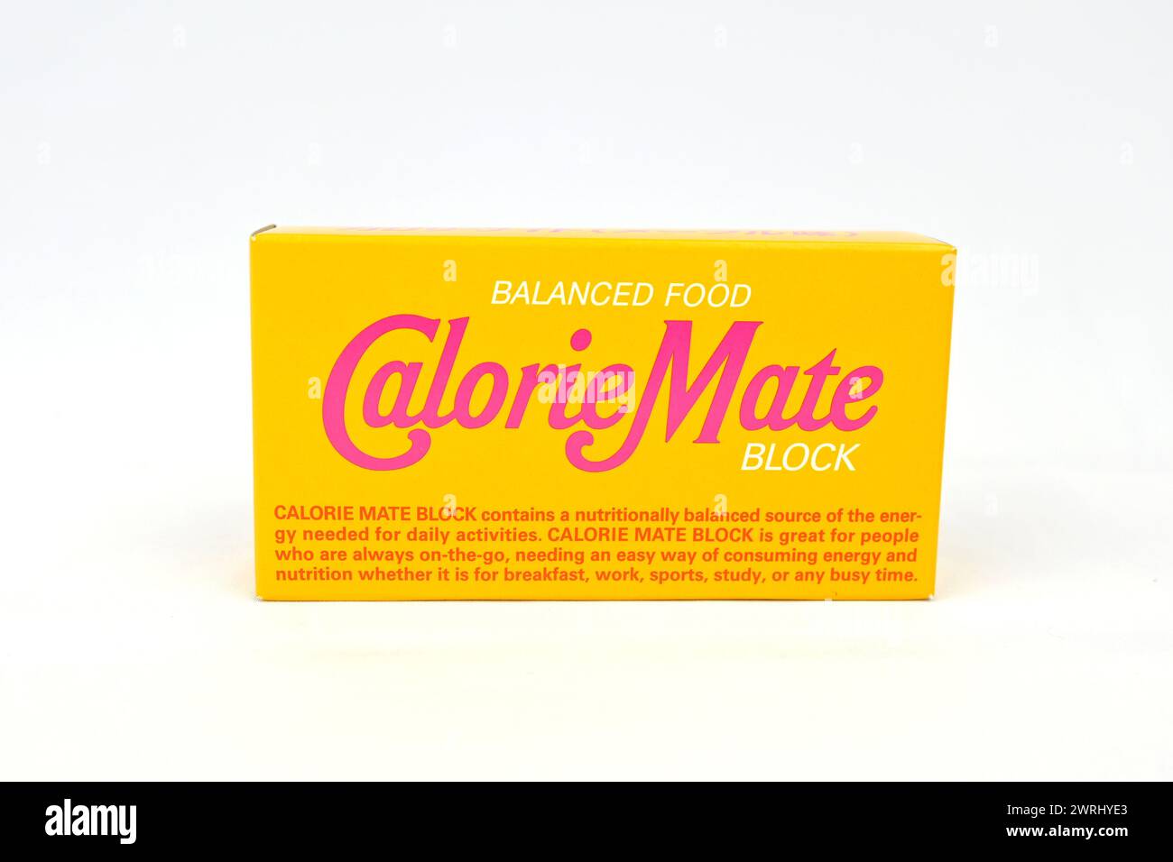 Otsuka Calorie Mate block maple flavour - Wales, UK - 12 March 2024 Stock Photo