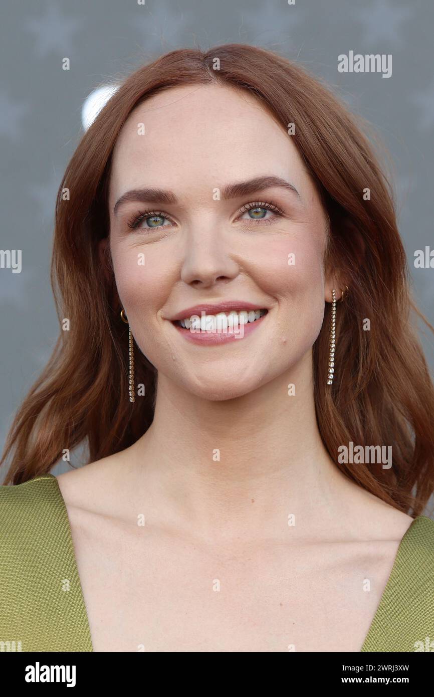 LOS ANGELES - JAN 14:  Morgan Kohan at the 29th Annual Critics Choice Awards - Arrivals at the Barker Hanger on January 14, 2024 in Santa Monica, CA Stock Photo