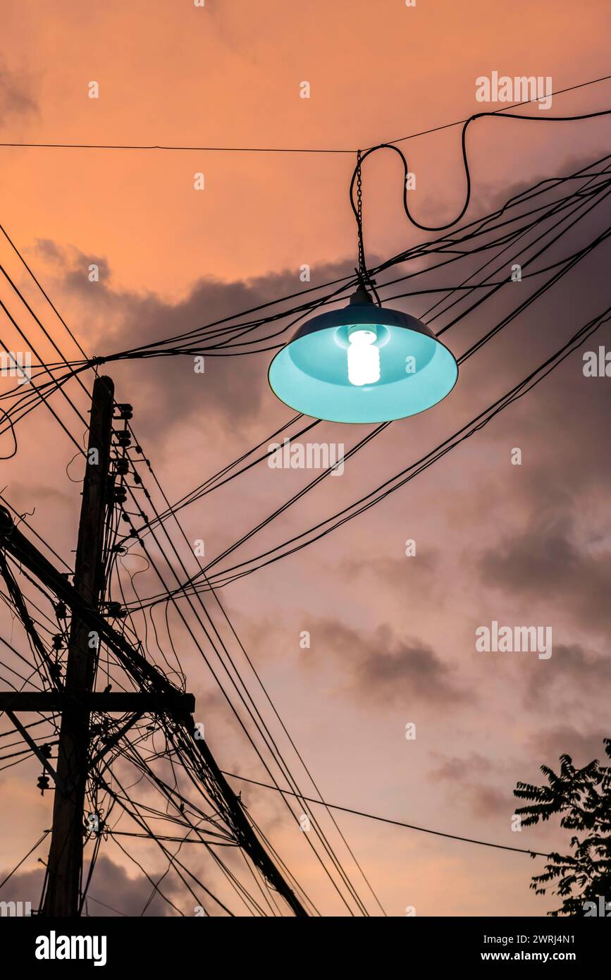 Cable, wiring, electricity, power supply, order, chaos, chaotic