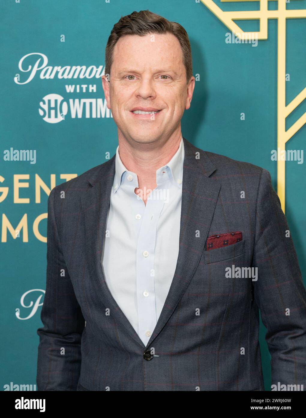 Willie Geist Attends Premiere Of Movie A Gentleman In Moscow At MoMA