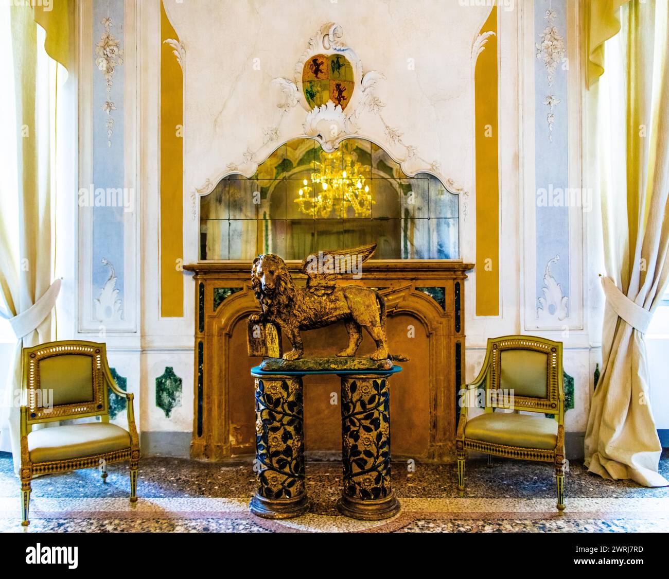 Villa Manin from the 17th century, residence of Ludovico Manin, the